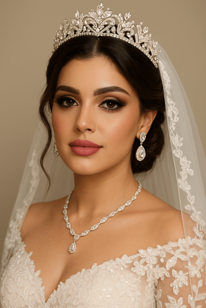 مها الغنام تطبّق مكياج عرايس سعودي ناعم لعروس بالرياض