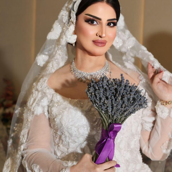 مكياج زفاف كلاسيكي لعروس سعودية